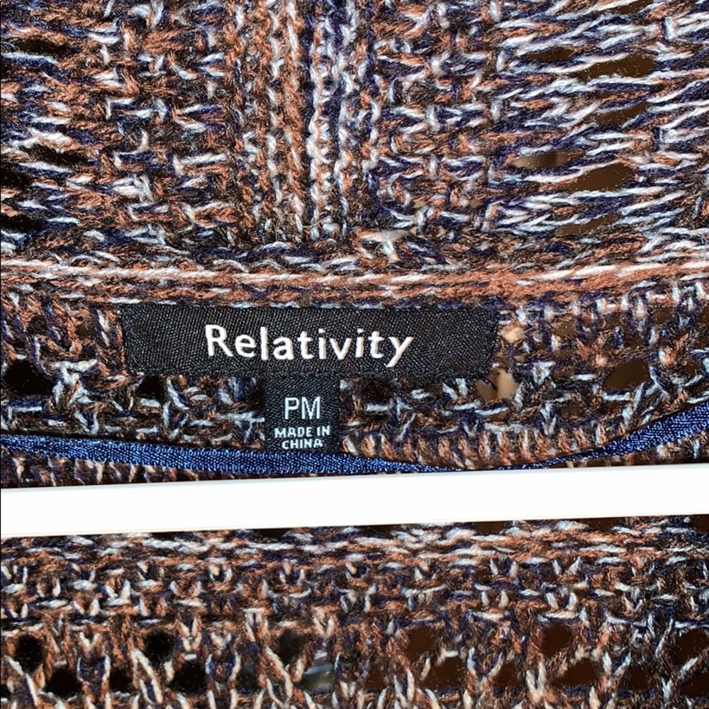 Relativity Long Open Front Sweater - Picture 2 of 10
